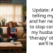 Update: Aita for telling my sister and her neighbour to stop convincing my husband into ‘therapy’ otherwise we’ll leave
