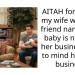 AITAH for telling my wife what my friend names her baby is none of her business and to mind her own business