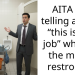 AITA for telling a man “this is my job” while in the men’s restroom?