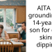 AITA for grounding my 14-year-old son for going skinny dipping?