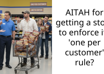 AITAH for getting a store to enforce its ‘one per customer’ rule?