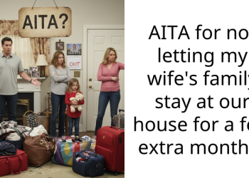AITA for not letting my wife’s family stay at our house for a few extra months?