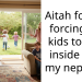 Aitah for not forcing my kids to play inside with my nephew?