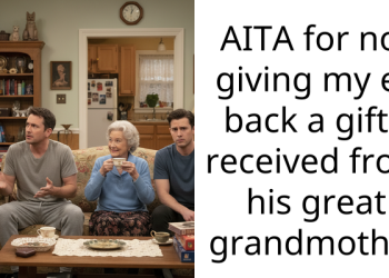 AITA for not giving my ex back a gift I received from his great grandmother
