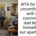 AITA for being uncomfortable with my roommate’s dad letting himself into our apartment?