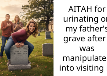 AITAH for urinating on my father’s grave after I was manipulated into visiting it?