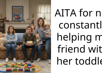 AITA for not constantly helping my friend with her toddler