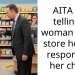 AITA for telling a woman in my store how to respond to her child?