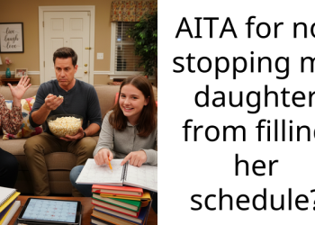 AITA for not stopping my daughter from filling her schedule?