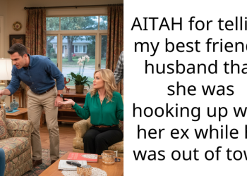 AITAH for telling my best friend’s husband that she was hooking up with her ex while he was out of town