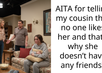 AITA for telling my cousin that no one likes her and that’s why she doesn’t have any friends?
