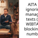 AITA for ignoring a manager’s texts (and WIBTA for blocking his number)?