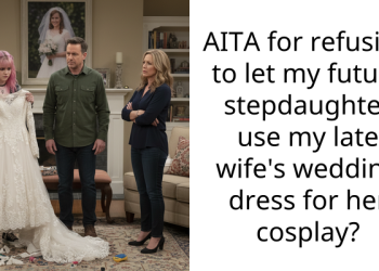 AITA for refusing to let my future stepdaughter use my late wife’s wedding dress for her cosplay?