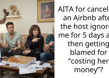 AITA for canceling an Airbnb after the host ignored me for 5 days and then getting blamed for “costing her money”?