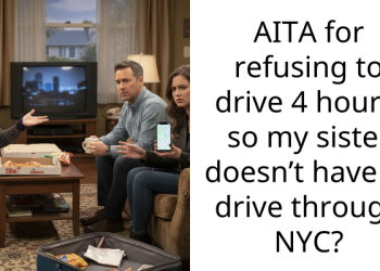 AITA for refusing to drive 4 hours, so my sister doesn’t have to drive through NYC?