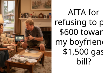 AITA for refusing to pay $600 toward my boyfriend’s $1,500 gas bill?