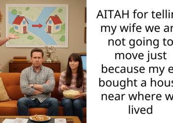 AITAH for telling my wife we are not going to move just because my ex bought a house near where we lived