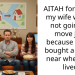 AITAH for telling my wife we are not going to move just because my ex bought a house near where we lived
