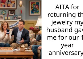 AITA for returning the jewelry my husband gave me for our 10 year anniversary?