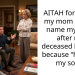 AITAH for telling my mom I won’t name my baby after my deceased brother because “he’s not my son”?