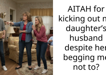 AITAH for kicking out my daughter’s husband despite her begging me not to?