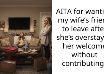 AITA for wanting my wife’s friend to leave after she’s overstayed her welcome without contributing?