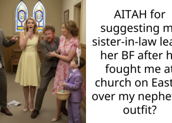 AITAH for suggesting my sister-in-law leave her BF after he fought me at church on Easter over my nephew’s outfit?