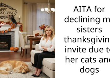 AITA for declining my sisters thanksgiving invite due to her cats and dogs