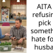 AITA for refusing to pick up something I hate for my husband?