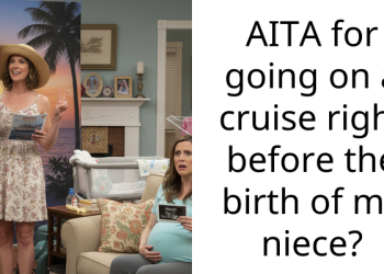 AITA for going on a cruise right before the birth of my niece?
