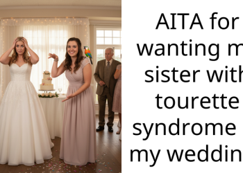 AITA for wanting my sister with tourette syndrome at my wedding?