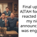 Final update: AITAH for how I reacted when my niece announced she was engaged?