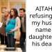 AITAH for refusing to let my husband name our daughter after his dead ex?
