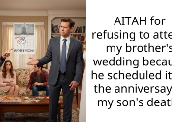 AITAH for refusing to attend my brother’s wedding because he scheduled it on the anniversay of my son’s death?