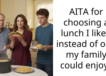 AITA for choosing a lunch I liked instead of one my family could enjoy?
