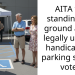 AITA for standing my ground about legally using a handicapped parking spot to vote?