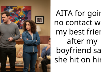 AITA for going no contact with my best friend after my boyfriend said she hit on him?