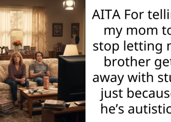 AITA For telling my mom to stop letting my brother get away with stuff just because he’s autistic?