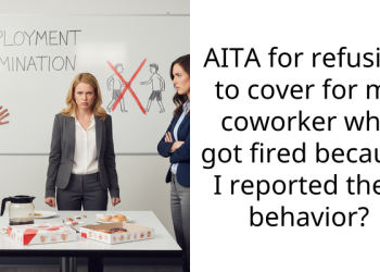 AITA for refusing to cover for my coworker who got fired because I reported their behavior?