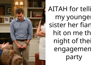 AITAH for telling my younger sister her fiancé hit on me the night of their engagement party