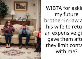 WIBTA for asking my future brother-in-law and his wife to return an expensive gift I gave them after they limit contact with me?