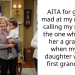 AITA for getting mad at my mom for calling my nephew the one who made her a grandma when my late daughter was the first grandchild?