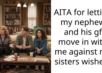 AITA for letting my nephew and his gf move in with me against my sisters wishes?