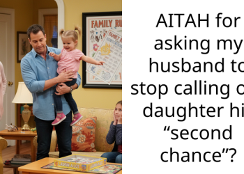 AITAH for asking my husband to stop calling our daughter his “second chance”?