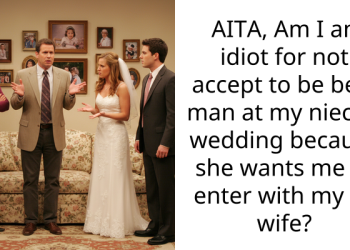 AITA, Am I an idiot for not accept to be best man at my niece’s wedding because she wants me to enter with my ex wife?