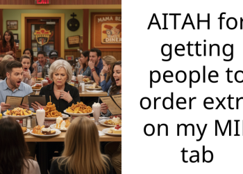 AITAH for getting people to order extra on my MIL tab