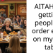 AITAH for getting people to order extra on my MIL tab