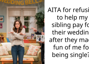 AITA for refusing to help my sibling pay for their wedding after they made fun of me for being single??