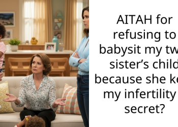 AITAH for refusing to babysit my twin sister’s child because she kept my infertility a secret?