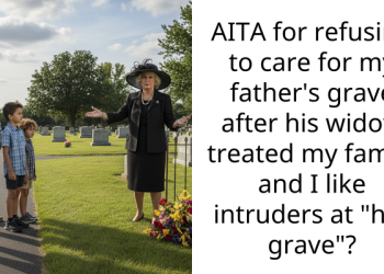 AITA for refusing to care for my father’s grave after his widow treated my family and I like intruders at “her grave”?